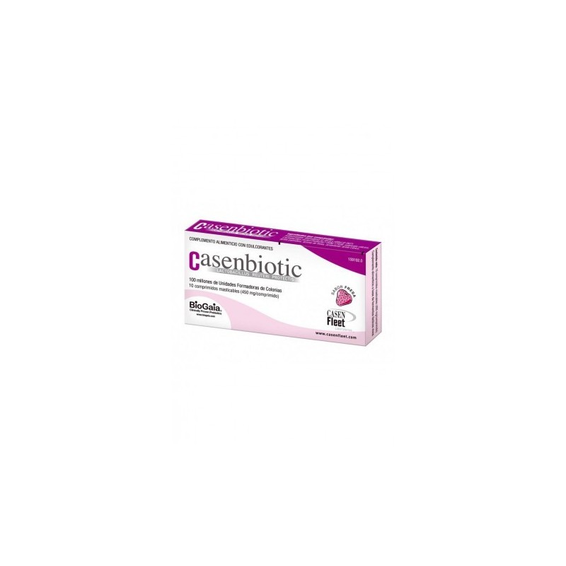 Casenbiotic 10 comp sabor fresa Casen Recordati