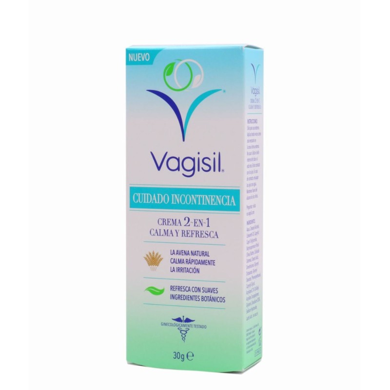 Vagisil cuidado incontinencia crema 2 en 1 1 envase 30 g COMBE EUROPA