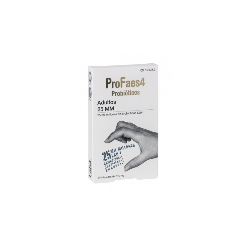 Profaes4 probiotico adultos 25 mm (milmillones) Faes Farma