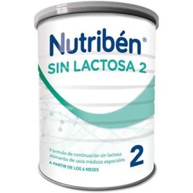 Nutriben sin lactosa 2 400 g 1 bote neutro