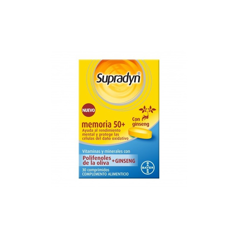 Supradyn memoria 50+ 30 comprimidos BAYER HISPANIA