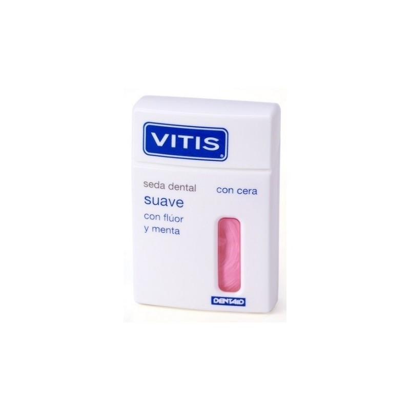 Vitis seda dental con fluor y menta suave 50 m Dentaid