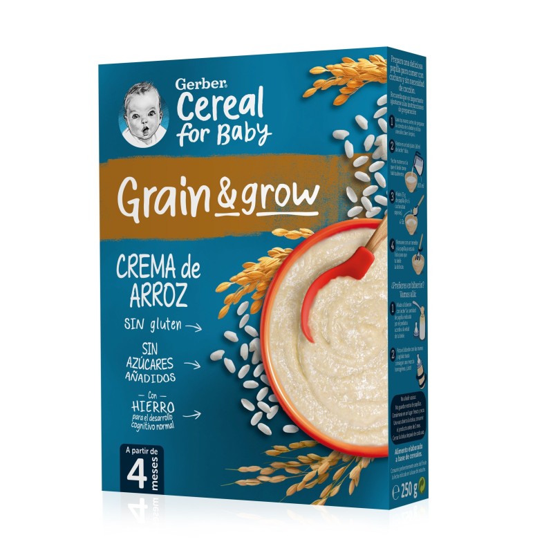 Gerber crema de arroz 1 estuche 250 g NESTLE NUTRITION