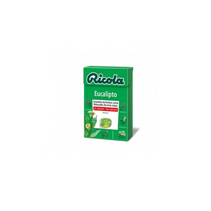 Caramelo ricola eucalipto 50g