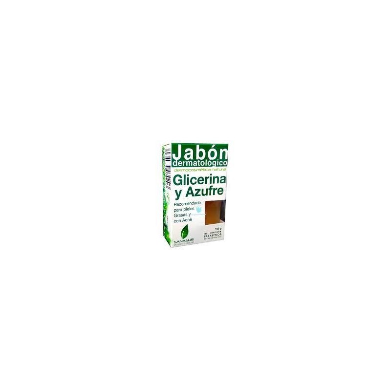 Jabon glicerina azufre 100 g SANASUR