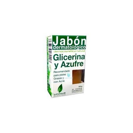 Jabon glicerina azufre 100 g
