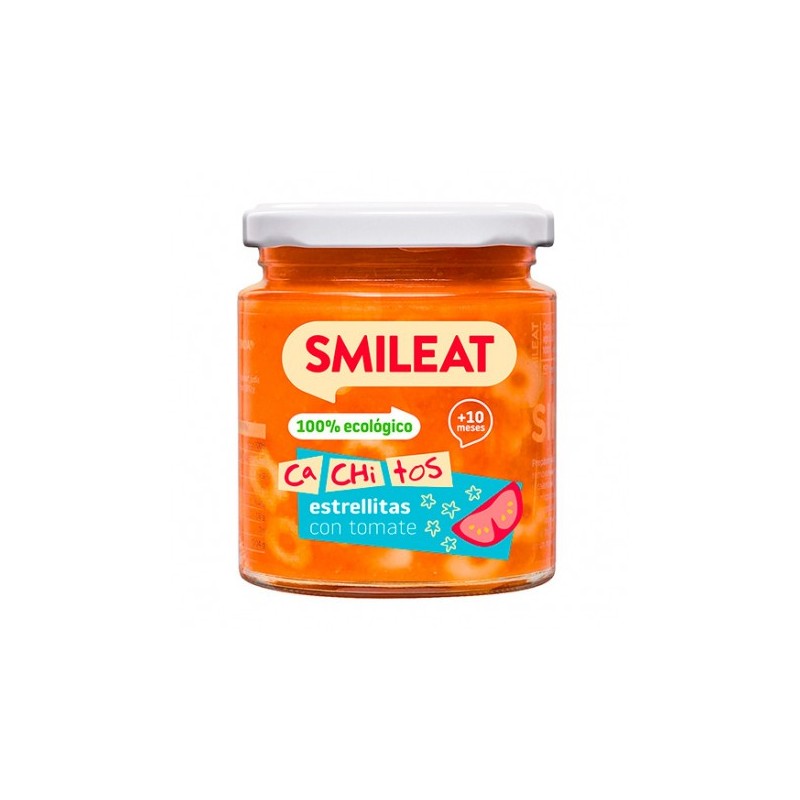 Smileat cachitos estrellitas con tomate