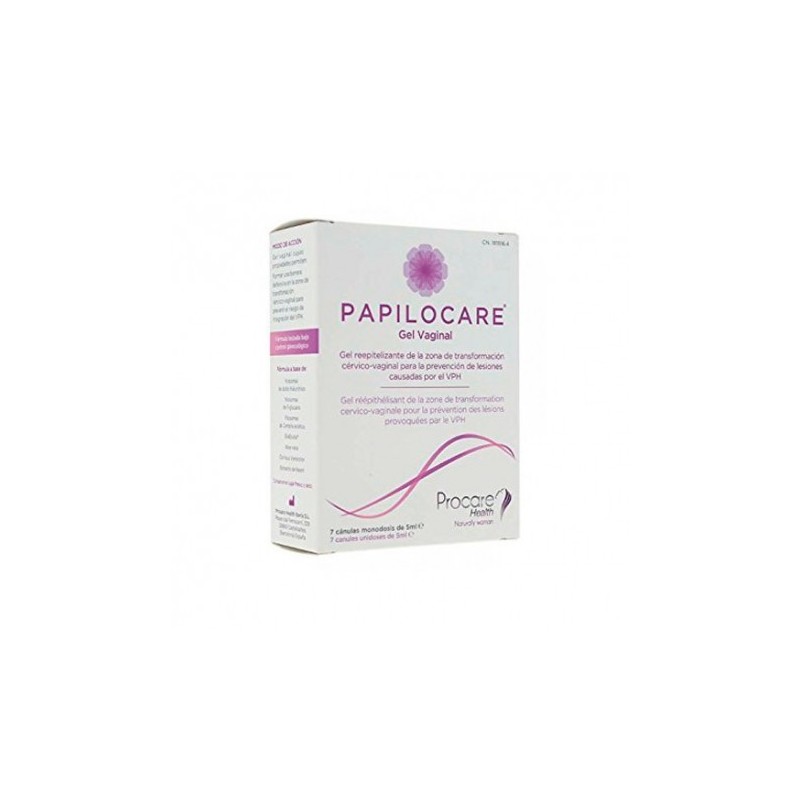 Papilocare gel vaginal 21 canulas monodosis 5 ml PROCARE HEALTH IBERIA