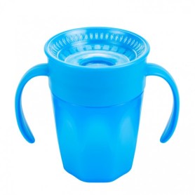 Vaso 360º sin boquilla dr brown´s azul 300 ml