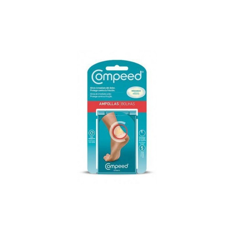 Compeed ampollas hidrocoloide t- med 5 u HRA PHARMA