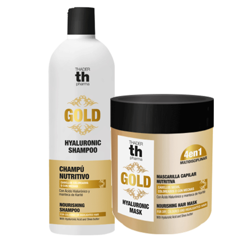 Th pack champu nutritivo + mascarilla hyaluronic gold