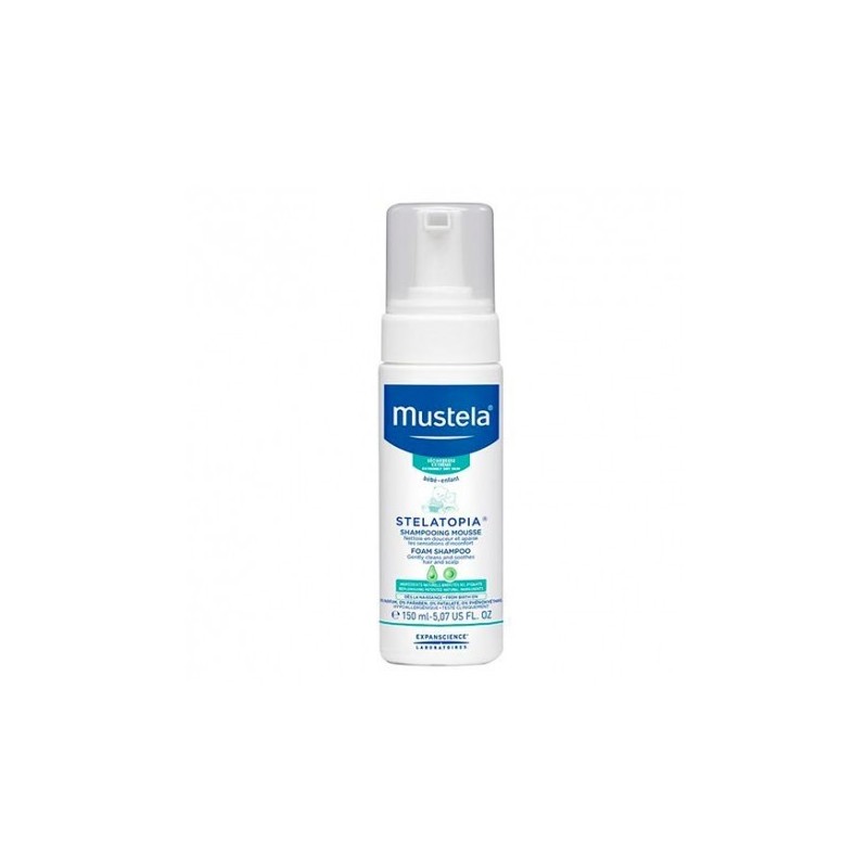 Mustela stelatopia champú mousse 150ml Mustela