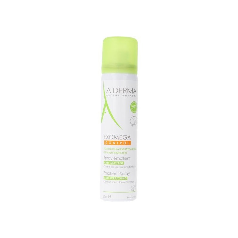 A-derma exomega control spray emoliente anti-rascado 1 envase 50 ml...