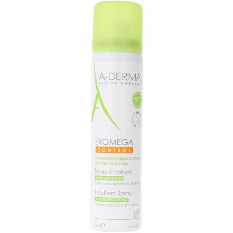 A-derma exomega control spray emoliente anti-rascado 1 envase 50 ml