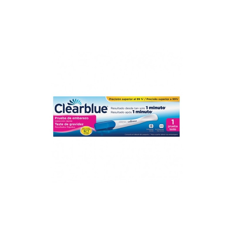 Clearblue test de embarazo deteccion rapida 1 u PROCTER & GAMBLE