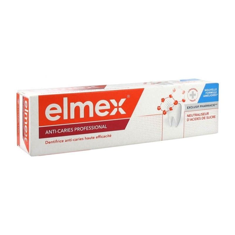 ELMEX PROTECCION CARIES PROFESIONAL 1 TUBO 75 ML