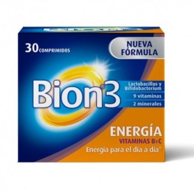 Bion3 energía vitamina b y c 30 comprimidos