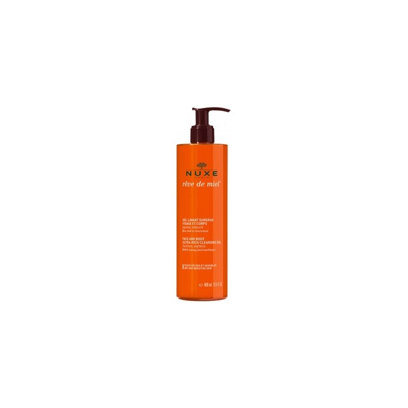 Nuxe Rêve De Miel gel limpiador dermatológico 400ml