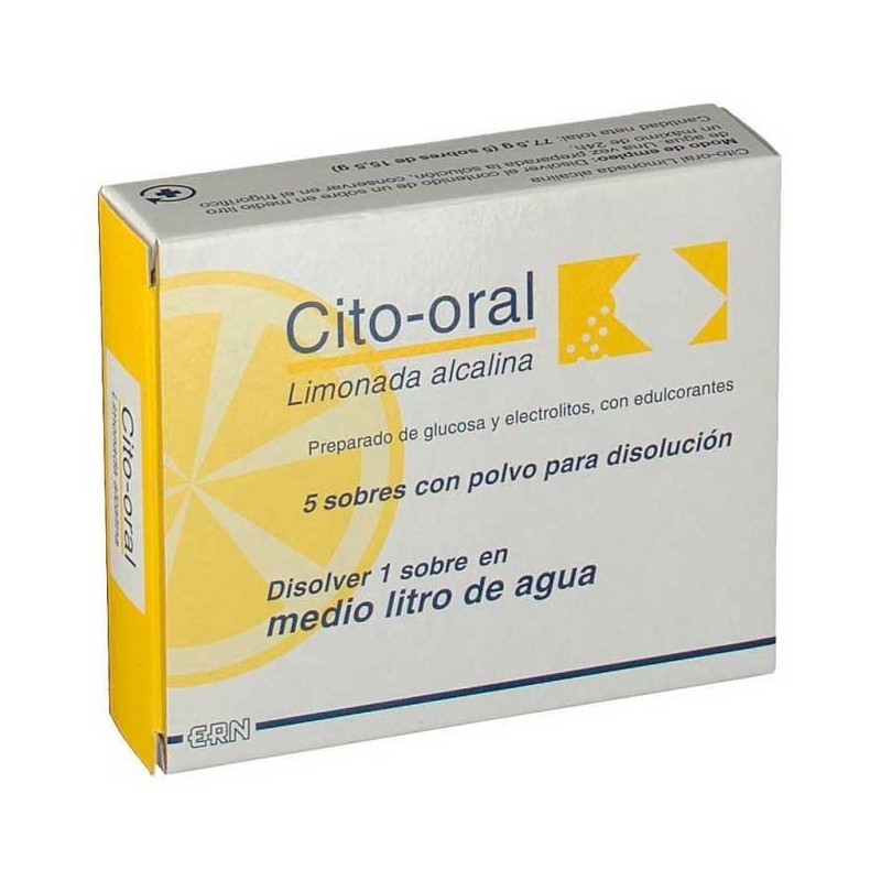 CITO-ORAL LIMONADA ALCALINA 5 BOLSAS 15,28 G