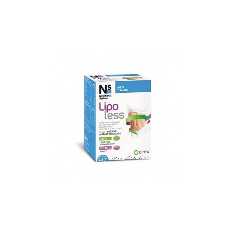 Ns lipoless 90 comprimidos NS