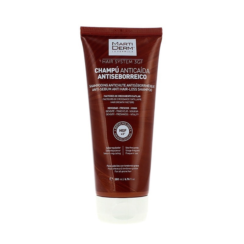 MARTIDERM CHAMPU ANTICAIDA ANTISEBORREICO 1 ENVASE 200 ML