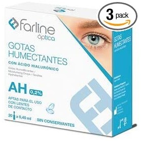 Farline Gotas humectantes con ácido hialurónico 20X0,4ml