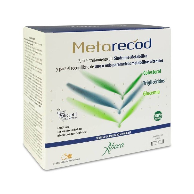 Aboca Metarecod Syndrome Métabolique Sachets 40x2,5g
