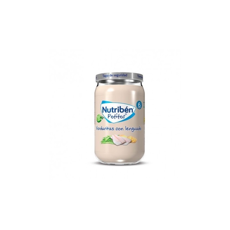 Nutribén potito comida verduritas con lenguado 235g Nutribén