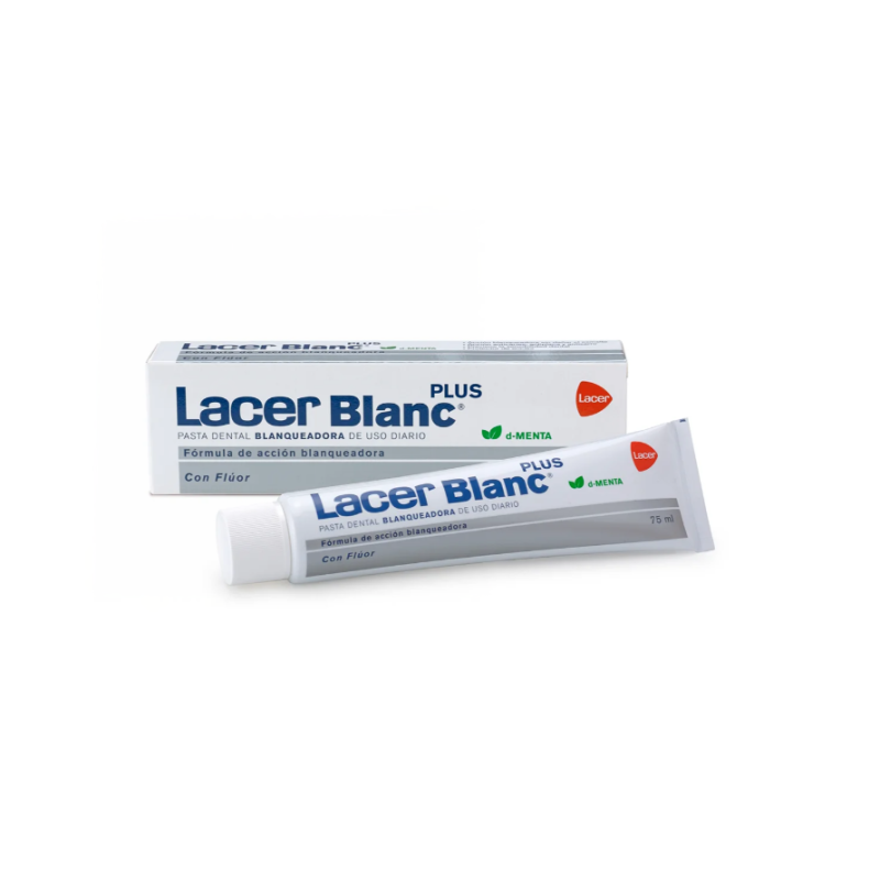 Lacer Blanc Plus pasta dental blanqueadora sabor a menta 75ml