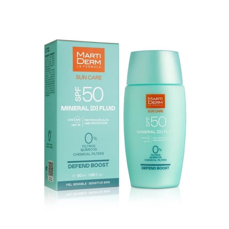 Martiderm Sun Care Mineral D Fluid Defend Boost SPF50 50ml