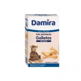 Damira Galletas sin Lactosa 24 Unidades 8m+
