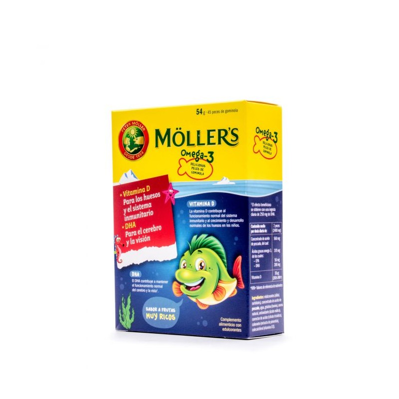 Ofertas Omega 3 Moller's 45 Gominolas