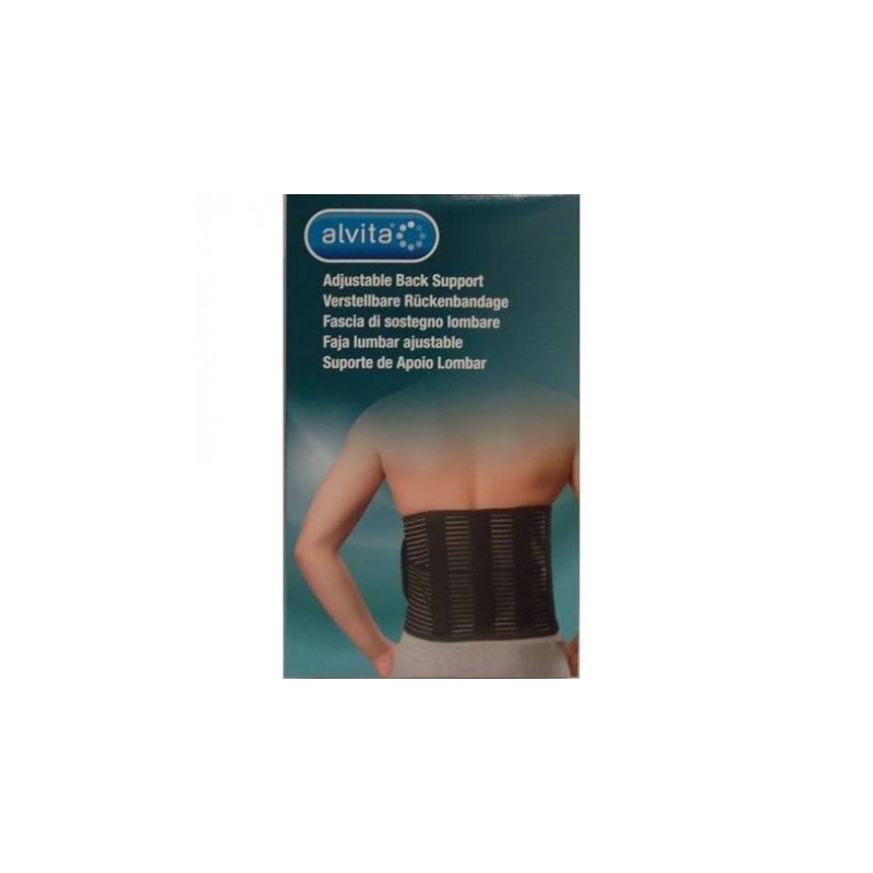 Faja lumbar alvita ajustable talla- 2 contorno cintura 100-120 cm