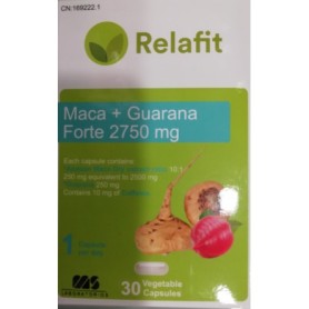 RELAFIT MS MACA Y GUARANA 30 CAPSULAS