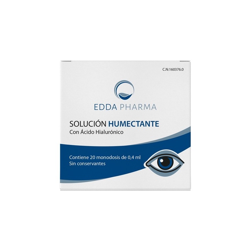 Edda Pharma Solucion Humectante 20 Monodosis x 0,4 ml