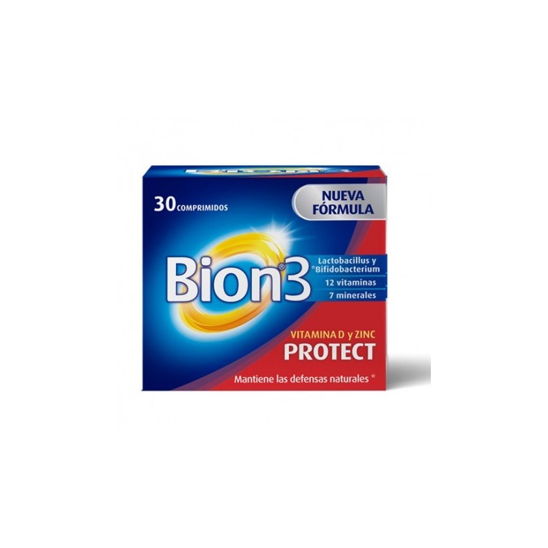 Bion3 protect vitamina d y zinc 30 comprimidos Bion3