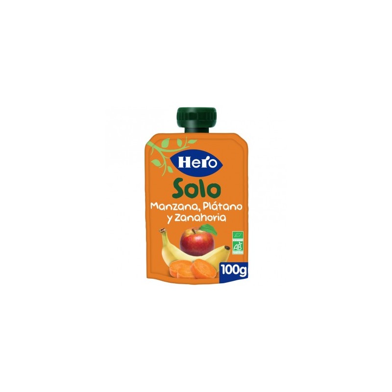 Hero ECO Bolsa Manzana/Plátano/Zanahoria Solo ECO 100g