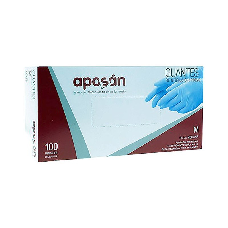 APOSAN GUANTES NITRILO T/S 50U