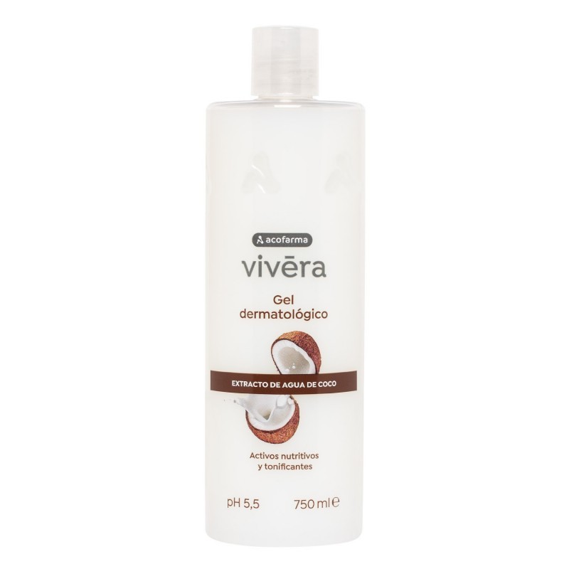 ACOFARMA VIVERA GEL CON EXTRACTO DE COCO 1 ENVASE 750 ML