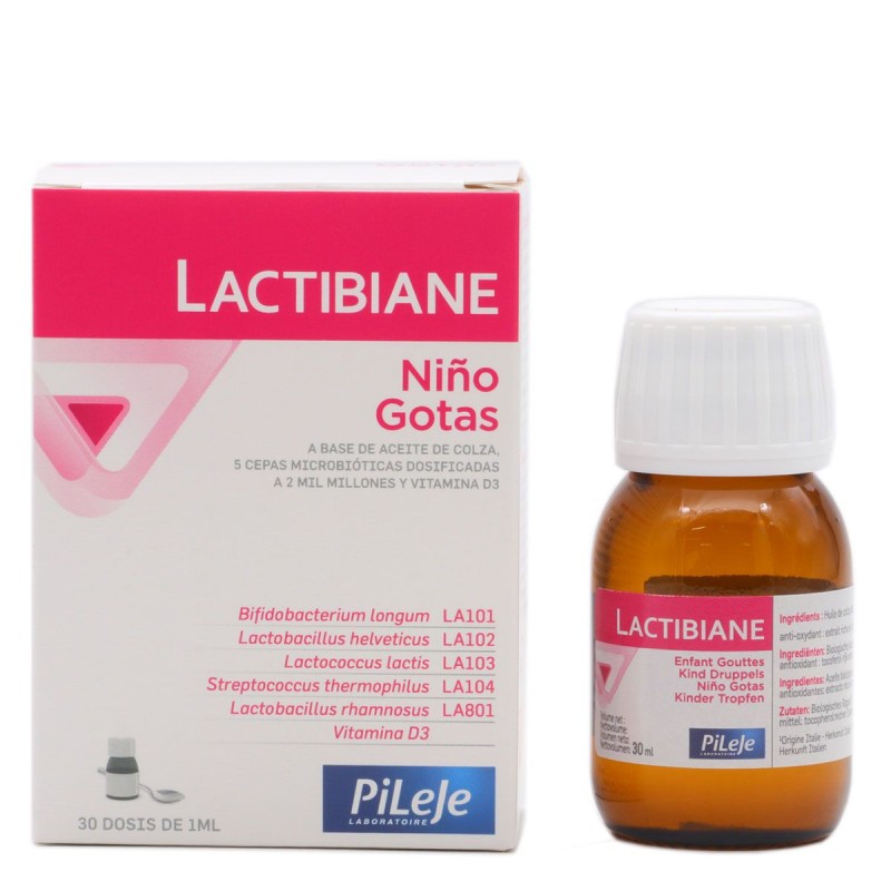 LACTIBIANE ENFANT PILEJE GOTAS 1 ENVASE 30 ML + SOBRE