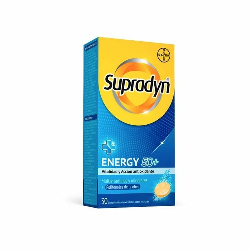 SUPRADYN ENERGY 50+ 30 COMPRIMIDOS EFERVESCENTES