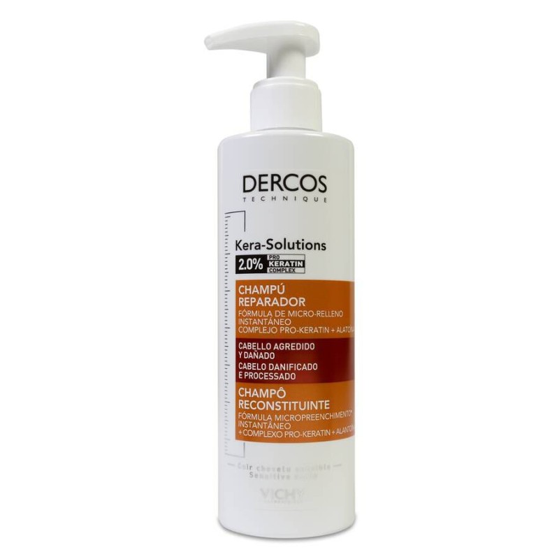 DERCOS CHAMPU KERA-SOLUTIONS 1 ENVASE 250 ML