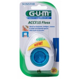 Gum access floss sin cera seda dental implantes 3200m
