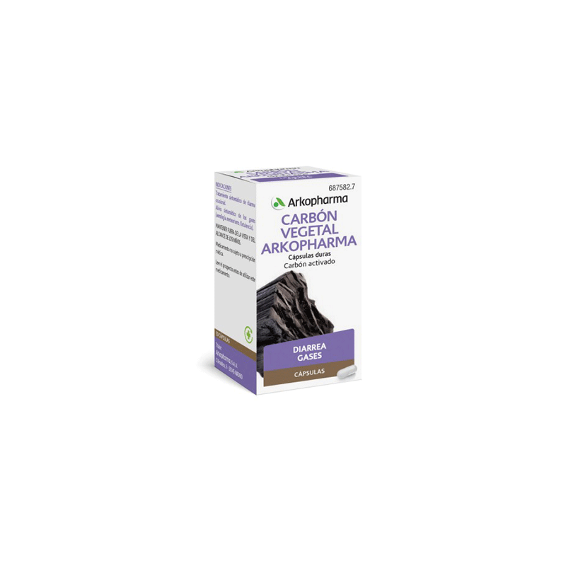 CARBON VEGETAL ARKOPHARMA 225 MG 45 CAPSULAS