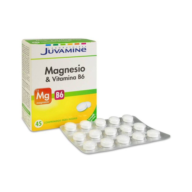 JUVAMINE MAGNESIO + VITAMINA B6 45 COMPRIMIDOS