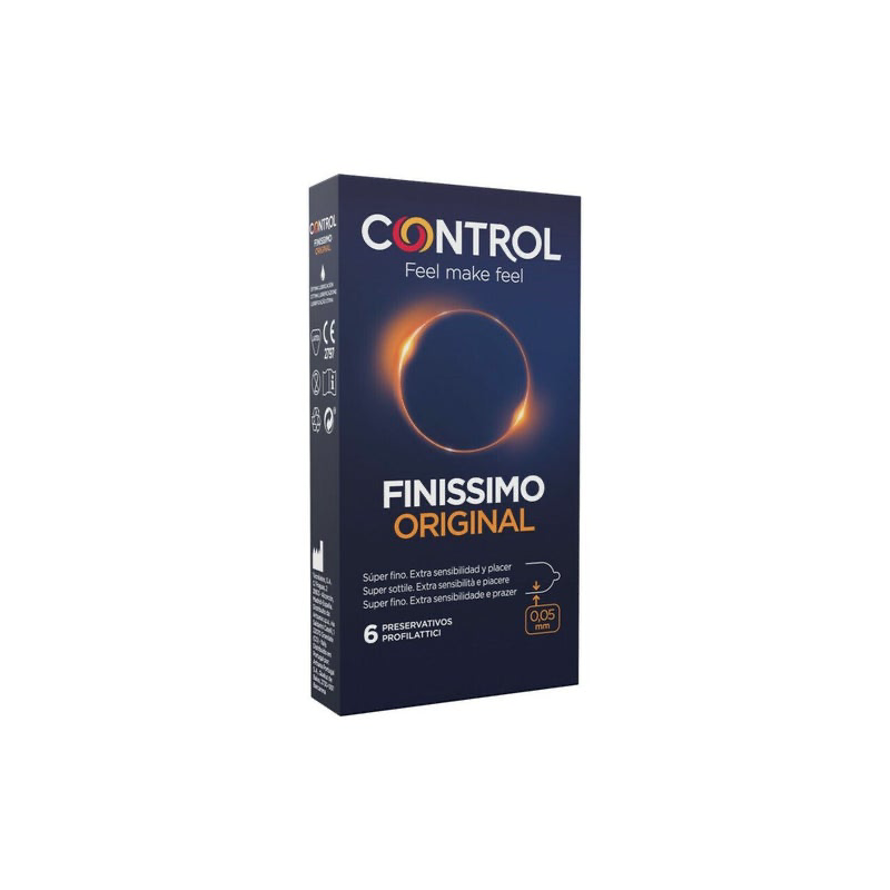 CONTROL FINISSIMO ORIGINAL PRESERVATIVOS 6 UNIDADES