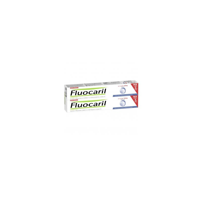 FLUOCARIL BI-FLUORE 145 MG ENCIAS 2 TUBOS 75 ML