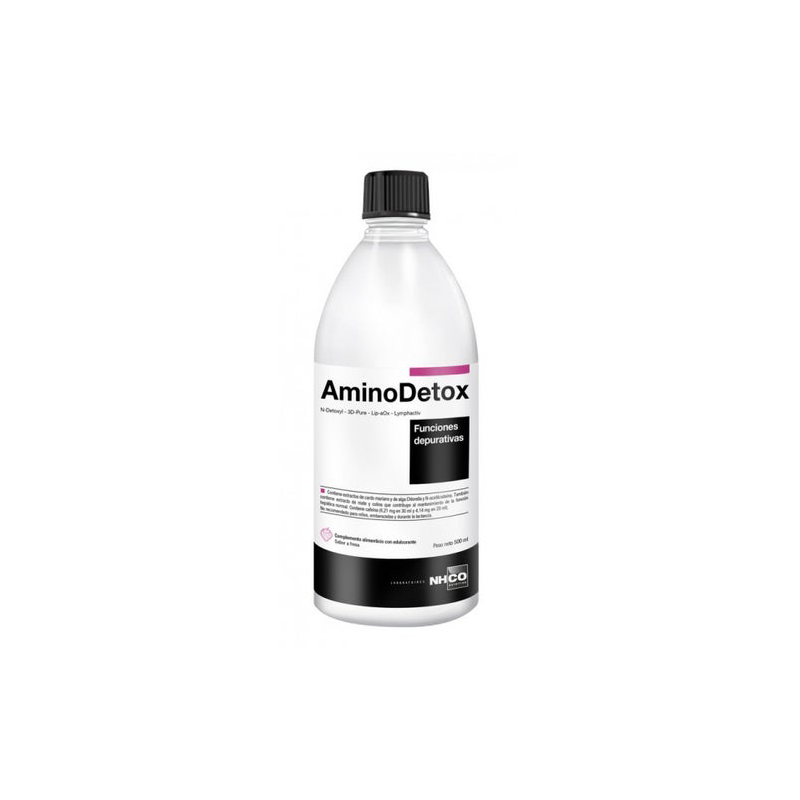 AMINODETOX SABOR FRESA 1 BOTELLA 500 ML