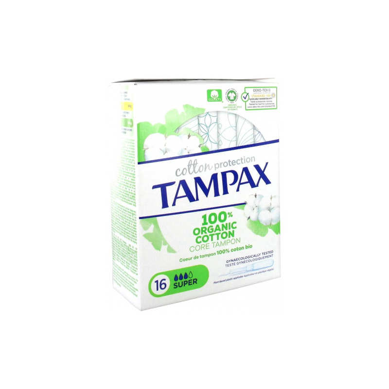 TAMPAX COTTON PROTECTION 16 UNIDADES SUPER