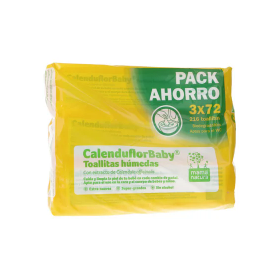 Pack Calenduflorbaby Toallitas de Calendula 3x72 Unidades
